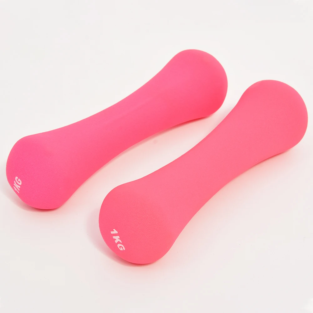 

SD-8081 Factory direct sale equipment home small neoprene dumbbells weights set for woman, Silver,grey, pink, green