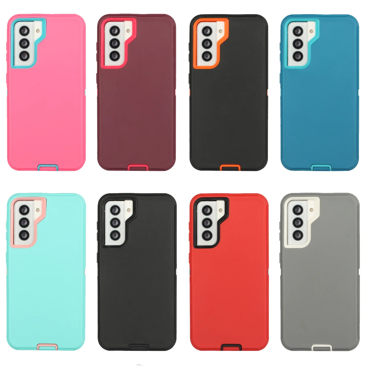 

For Samsung Galaxy S22 Ultra Case 3-Layer Super Full Heavy Duty Body Bumper Shockproof Phone Case For Galaxy S22 Ultra 5G