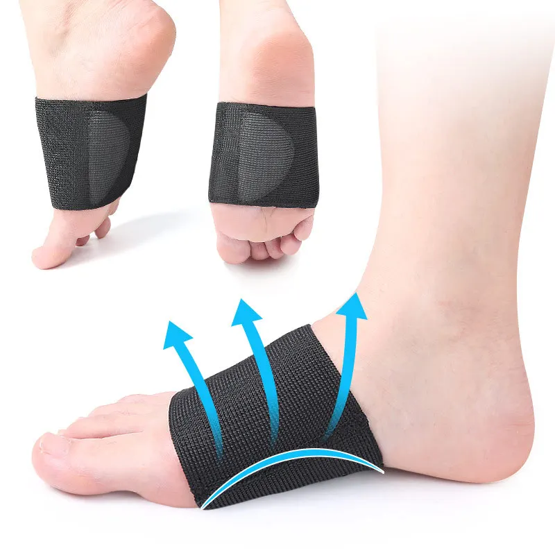 

Elastic Bandage Arch Support Hot Sale Silicone Foot Guard Cover Flat Foot Correction Pad Flat Foot Cushioned Insole