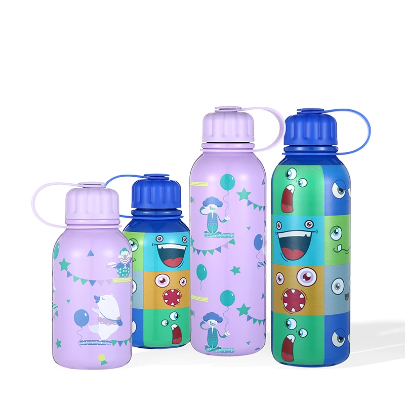 

Kids Stainless Steel Bottle Double Wall Insulated Vacuum Flask Powder Coated Metal Children Water Bottle Back to School