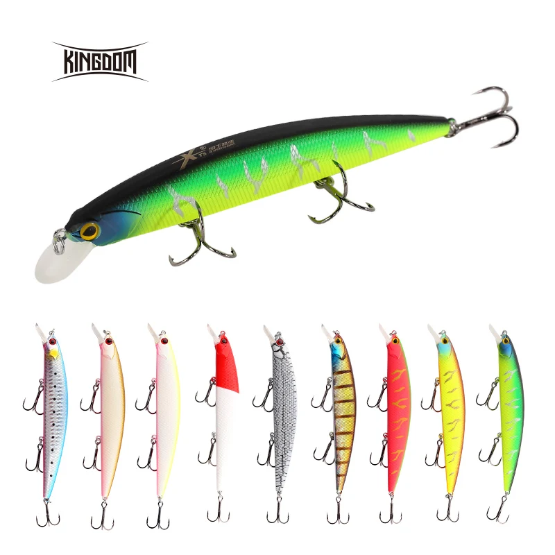 

3523 Floating Minnow Fishing Lure 13cm High Quality Artificial Baits Good Action Wobblers For Saltwater Jertbait, 9 colors