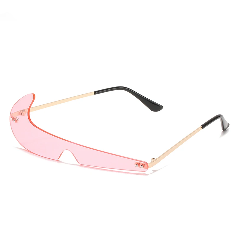 

New Personality Quirky Sports Style Frameless Sunglasses 2021Party Sunglasses