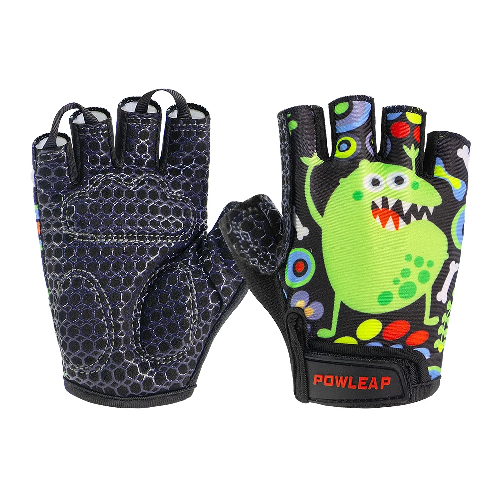 

Best Design Custom Logo Kids Children Half Finger Cycling Bike Gloves Non Slip Bicycle Balance Sports Gloves