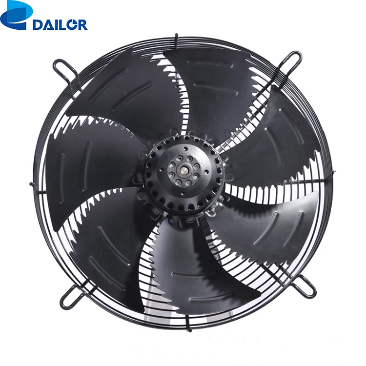 200-900mm  EC DC AC 110V 1-220V 380V Industrial Exhaust Cooling Impeller HVAC Axial Flow Fan manufacture
