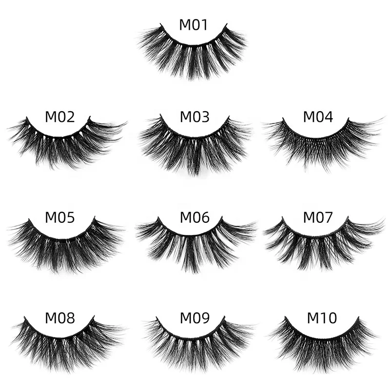 

Cheap wholesale false eyelashes and eyes lashes mink custom label with eyelash packaging box