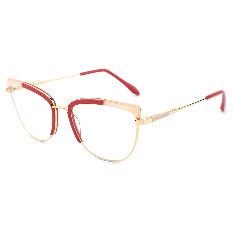 

Cat eye Metal vogue optical glasses eyeglass frames for Women, As shown