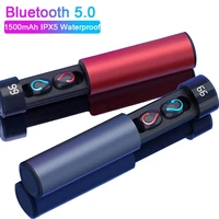 

HQB-Q67 TWS Fashion Wireless Earbuds Bluetooth 5.0 3D Stereo Mini Headset Waterproof Sweatproof Hifi In-Ear Earphone 1500 mah