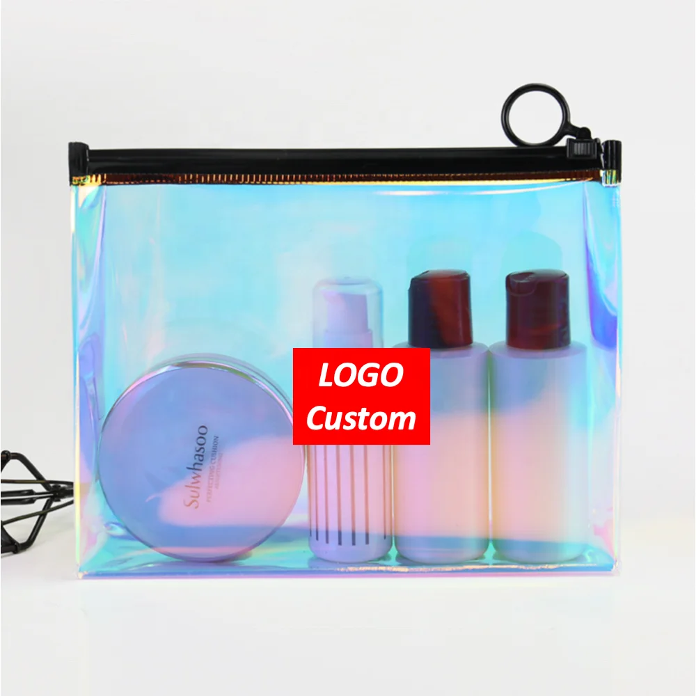 

Factory supply Low MOQ LOGO Custom travel makeup bag cosmetic