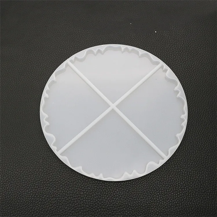 

silicone geode mold coaster molds for resin crafts DIY, White