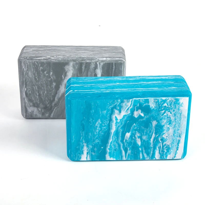 

Custom marble color private label gymnastic soft foam light weight round edges camo eva yoga block, Customized color