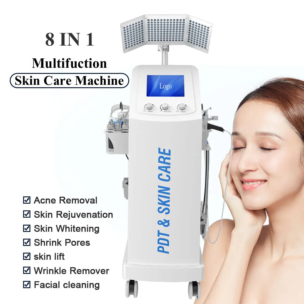 

Hot Selling 8 in 1 Hydra Diamond Microdermabrasion Hydradermabrasion Peel Facial Machines hydro microdermabrasion machine