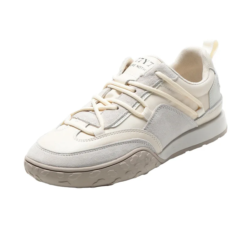 

Soft Leather New Design White Shoes Soft Sole Women Casual Shoes Board Fashionable Canvas Shoes, As picture