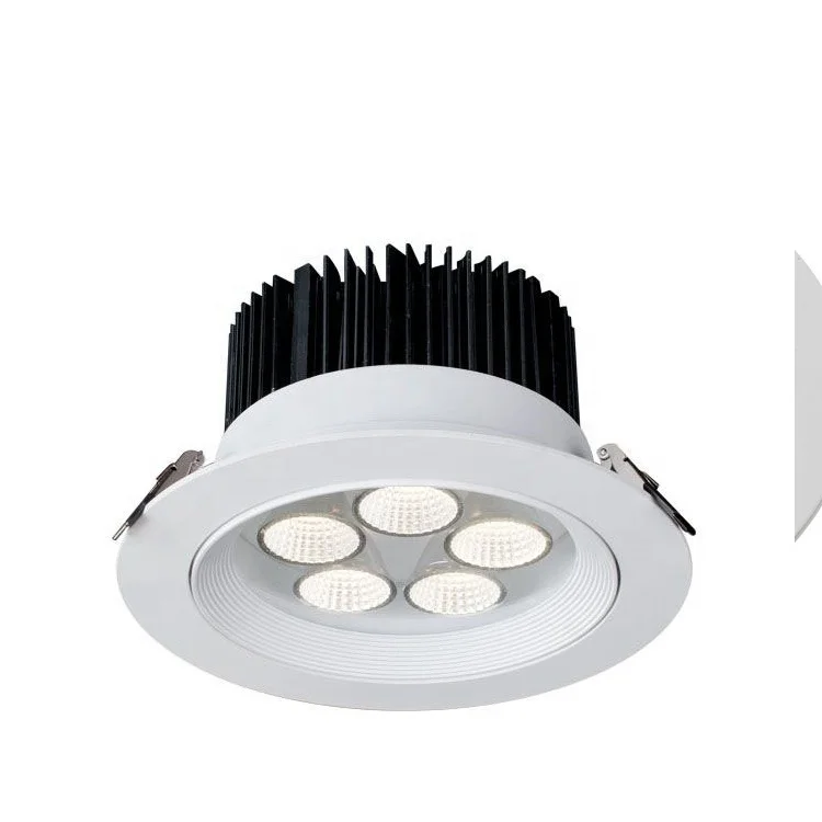 Commercial decor retrofit down light recessed embedded 3000k ip40 25w dimmable led module downlight