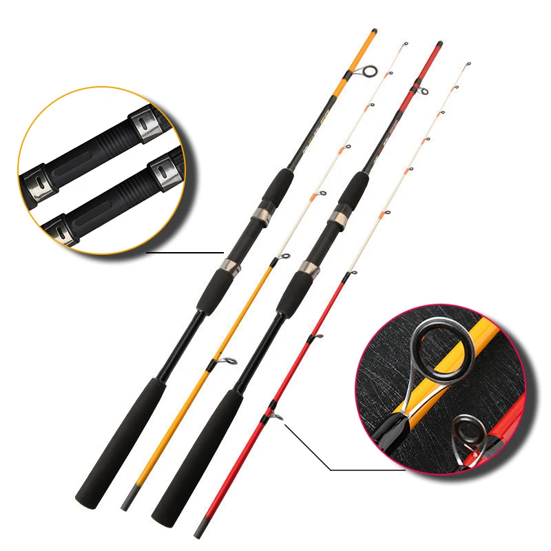 

High carbon 6'/7'/8' Strong saltwater spinning fishing Catfish Boat Fishing Rod