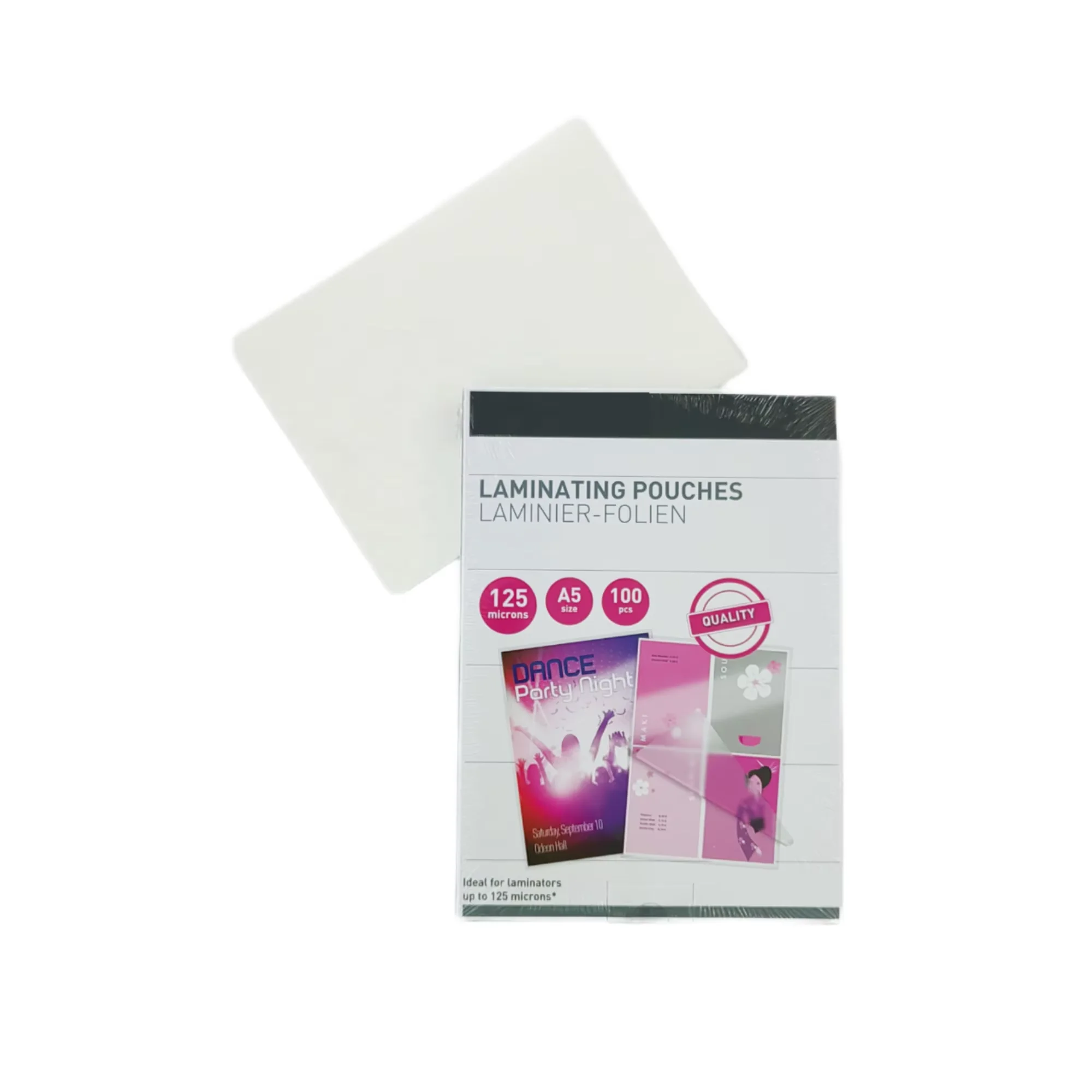 Wholesale A4 Letter Size 3 Mil 5 Mil Thermal Laminating Pouch Film 125mic Laminating FIlm