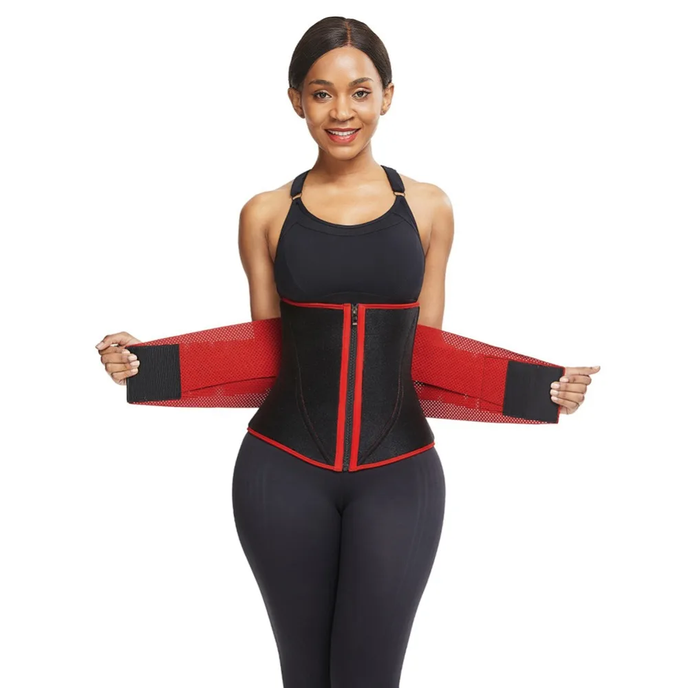 

Amazon Hot Sale Sweat Belt Waist Trimmer Restraint Double Waist Belt Postpartum Abdomen Custom Waist Trimmer Belt