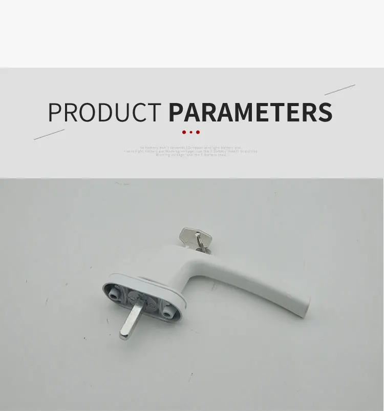 Casement Window Handle with Key UPVC Round Handle 63.02008