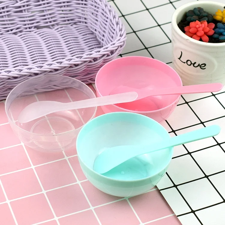 

Transparent Bowl Set Stick Adjusting Film DIY Homemade Beauty Makeup Tool Stirring Stick, Customized