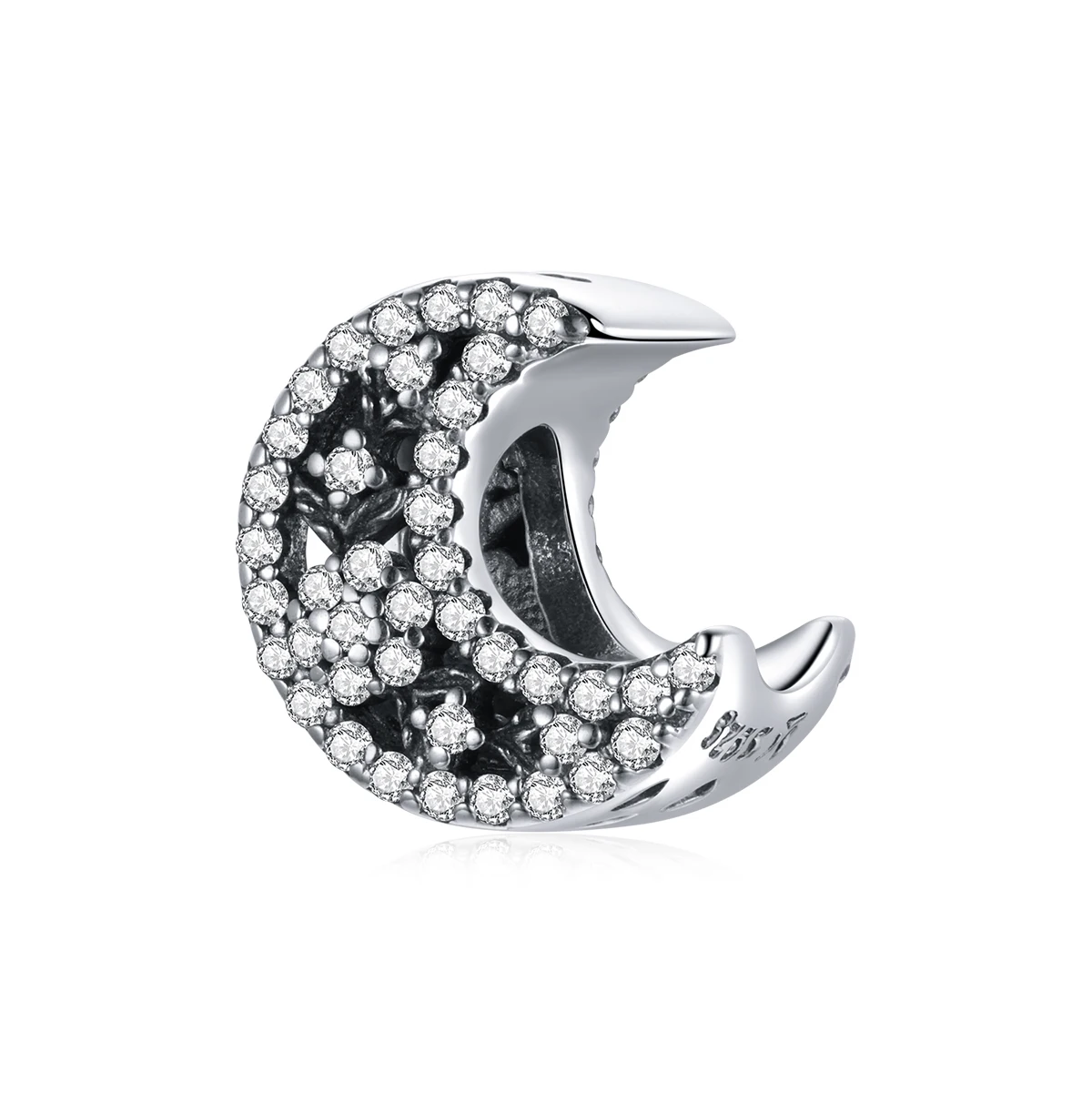 

SCC1786 Fashion Exquisite Goddess of the moon charm beads 925 Sterling silver charm for bracelet DIY
