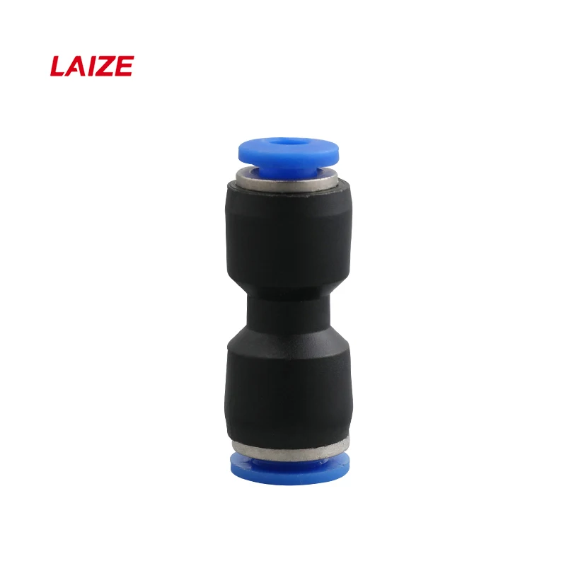 

PG Straight With Reducing Connector Pneumatic Air Straight Plastic Pipe Push in Fittings Blue