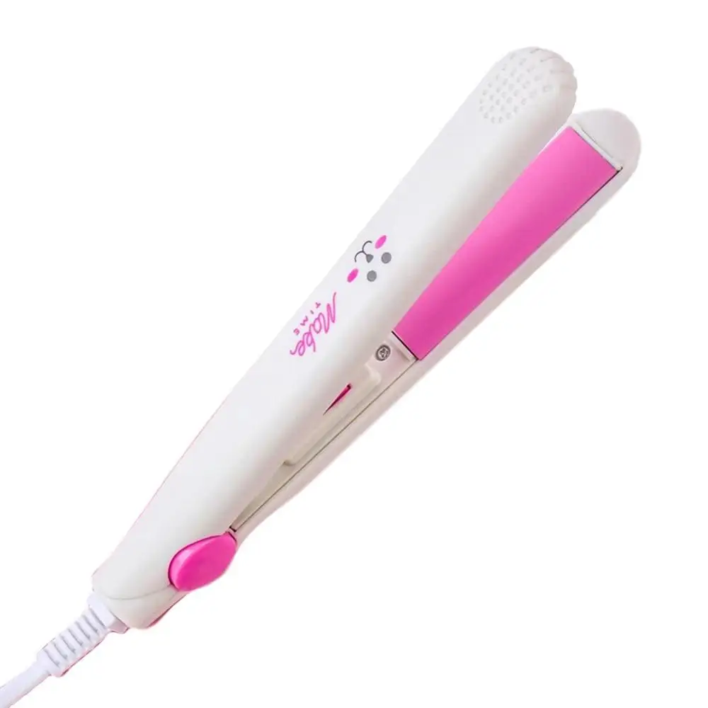 

Portable Bangs Cartoon Dry and Wet Hair Straightener Holder Multifunctional Hair Straightener Hair Mini Straightener