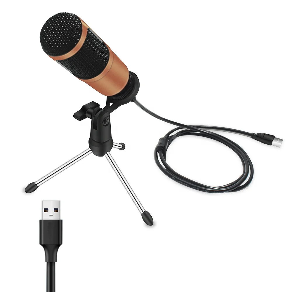 

USB Condenser Microphone Computer Karaoke Mikrofon Studio Microfoon ASMR Youtuber for Recording Singing Game Live Broadcast