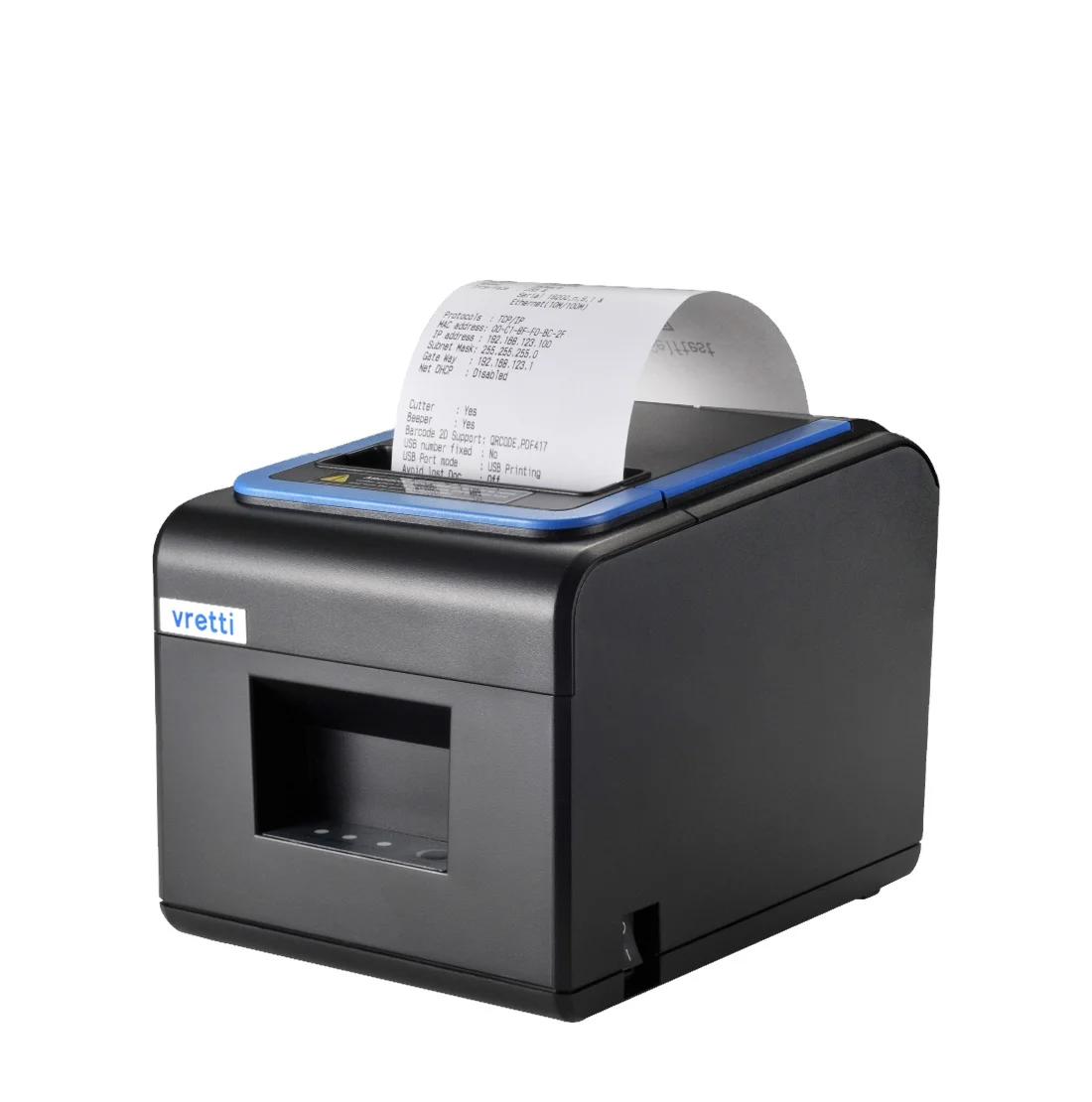 

Spot product 80 mm thermal receipt printer with USB+serial+lan multi-interface printer.