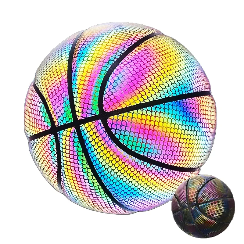 

Holographic Glowing Reflective Basketball wholesale from original factory in China