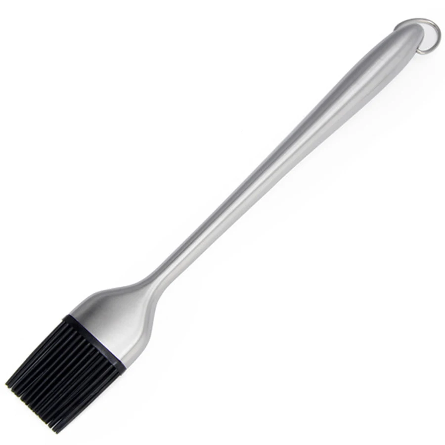 

Family Use Cleansing Hand Carpet Scrubbing Drill Kitchen BBQ Brush Tool Silicone Cleaning Brushes, Stainless steel handle