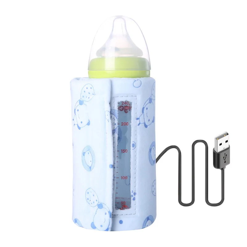 

Baby bottle warmer USB portable feeding bottle cover keep warm milk wholesale