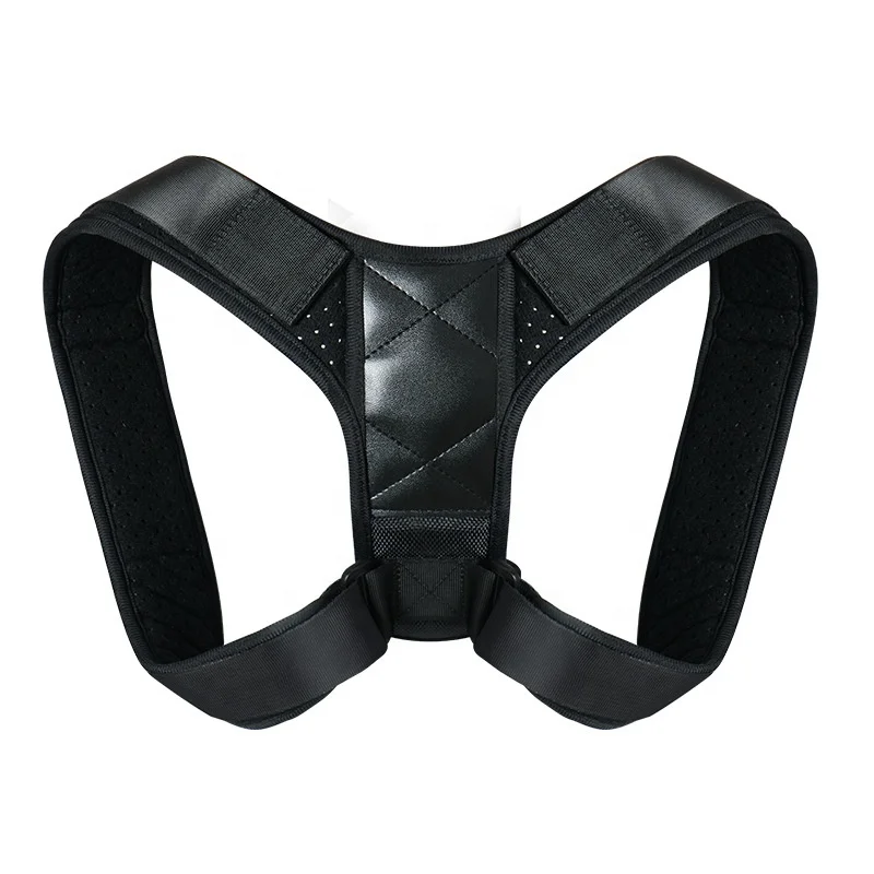 

Orthopedic Breathable Shoulder Support Strap Medical Back Posture Corrector Brace Belt For Thoracic, Black back support belt