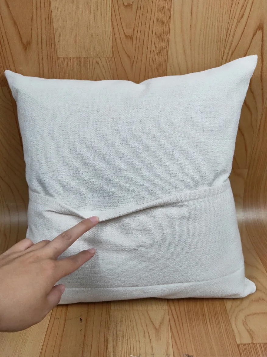 16inch 13 Inch Book Pocket Pillow Case Sublimation Blank Linen Pocket