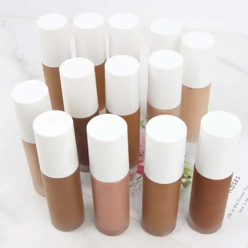 

cosmetics private label face vegan liquid waterproof full coverage makeup foundation