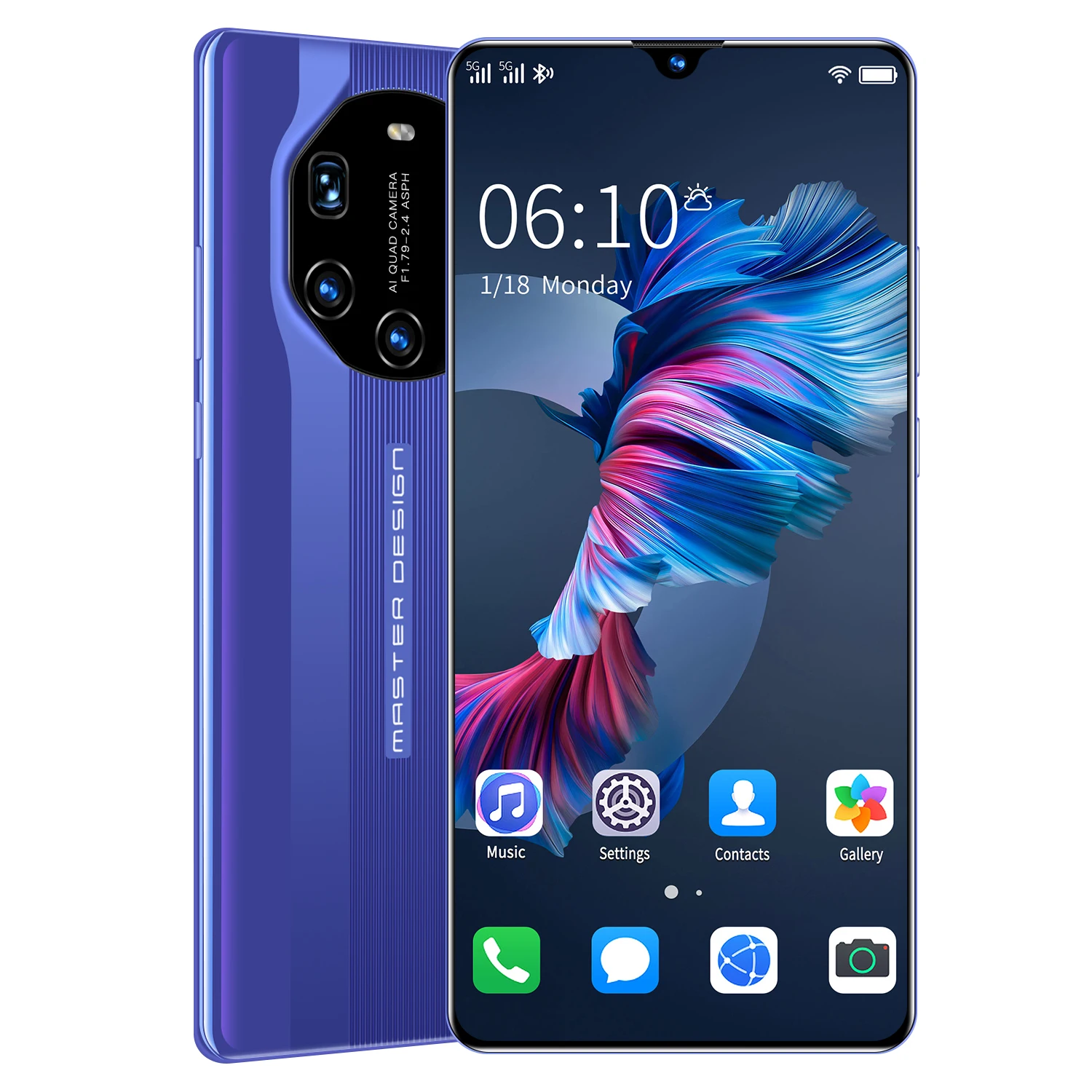 

Fast delivery phone OEM android phone MT40RS 6.5 Inch cheap celular unlock telephone