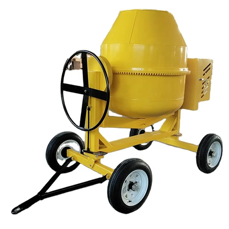 350l Mobile Diesel Gasoline Engine Concrete Mixers Machine Small Cement