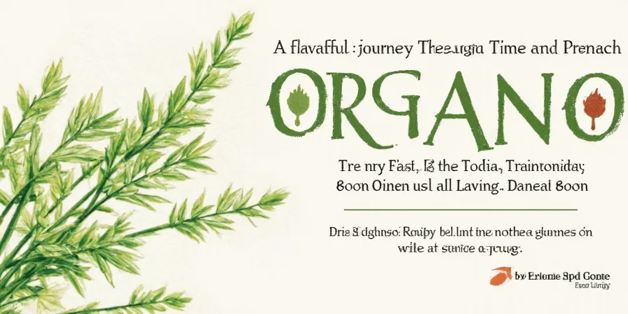 Medieval herbal book showing oregano illustration