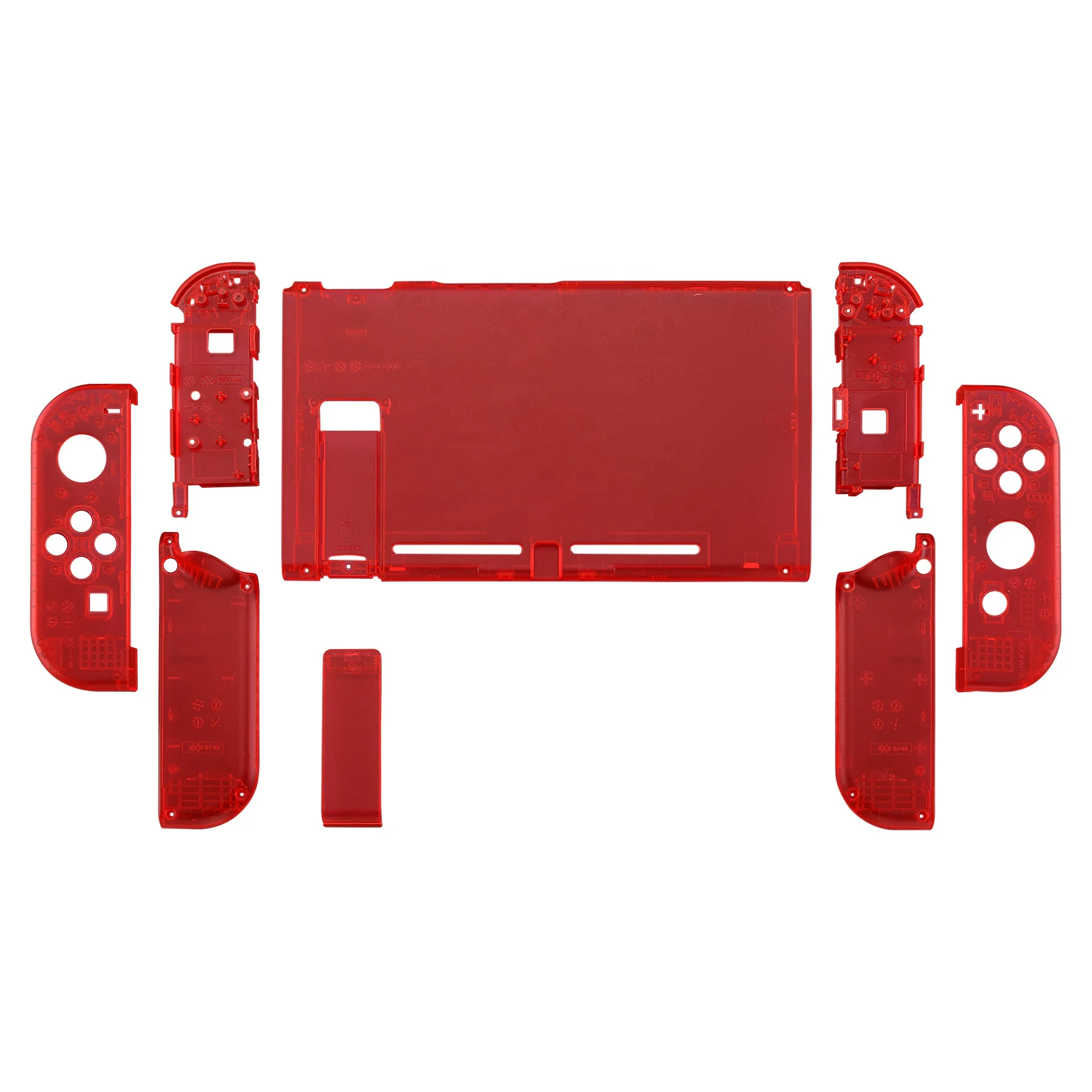 

Clear Translucent Plastic Switch Controller Custom Hard Replacement Housing Shell For NS Nintendo Switch Console