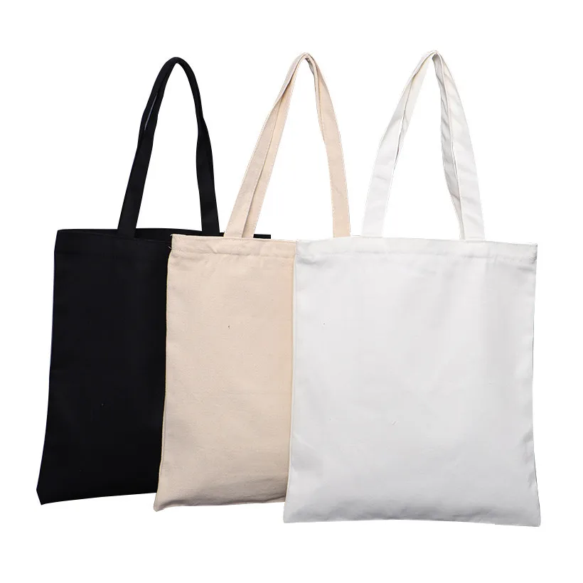 

Ready Stock Blank Canvas Dvertising Shopping Cotton Bag Customized Logo Student Girl Canvas Tote Bags Bag Low Moq, Customized color