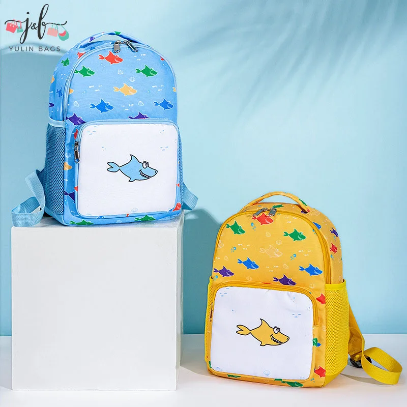 

2021 school bags kids backpack for children Cute cartoon polyester Waterproof school bags wholesale