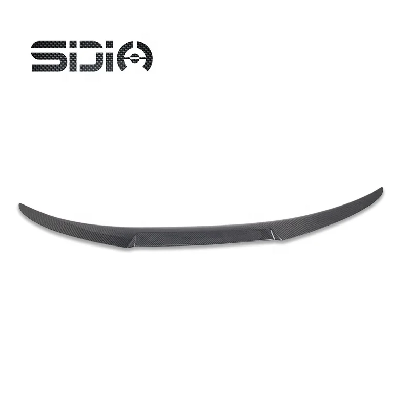

For Bmw F33 4 Series Convertible Spoiler Rear Wing M4 Style Carbon Fiber Car Tail, Black