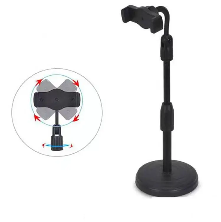 

Adjustable Portable Mobile Phone Floor Stand Lazy Holder 360 Degree flexible Desktop Stand Holder