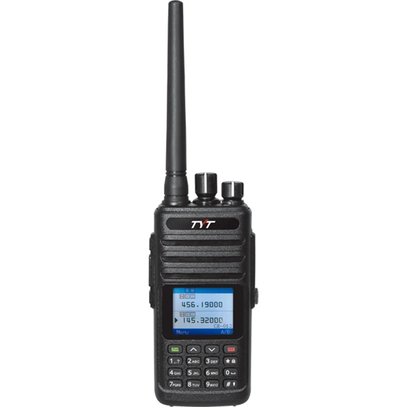 

High power 10W waterproof TYT TH-UV8200 VHF UHF Dual band handheld two way radio TYT radio amateur portable radio, Black