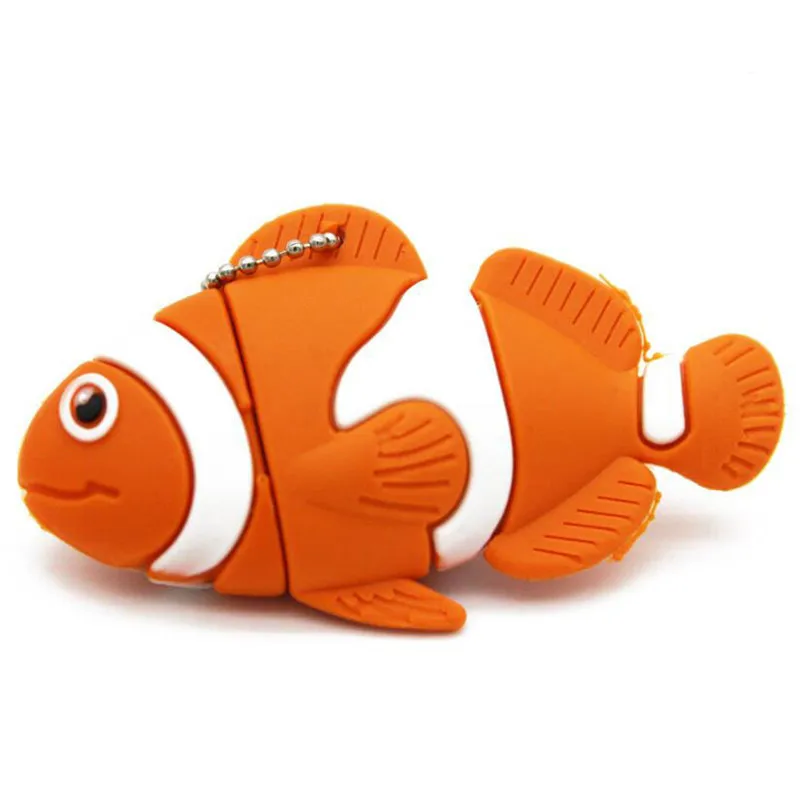 

JASTER Animal USB 2.0 Flash Drive Pen Drive Cute Goldfish Memory StickUSB 2.0 16GB 8GB 32GB 64GB 4GB, Color