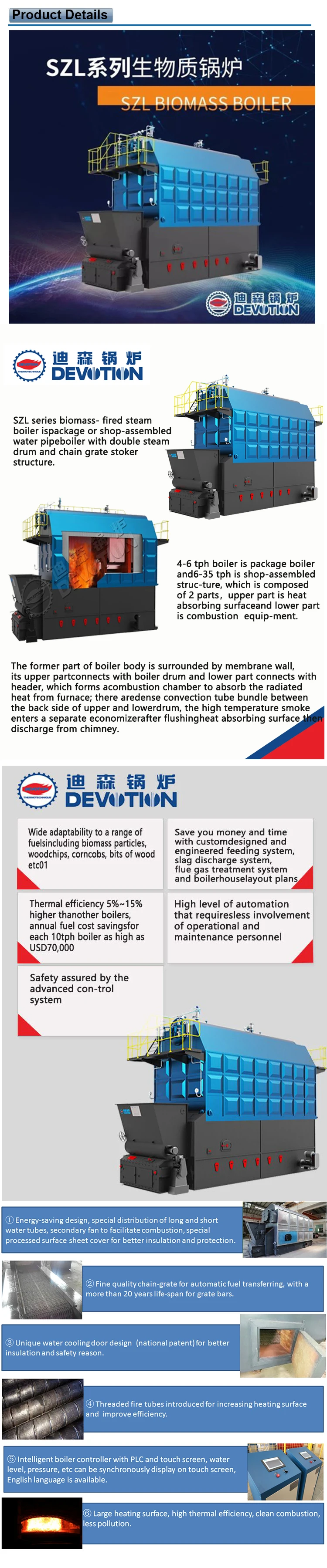 coal firing thermal fluid heater