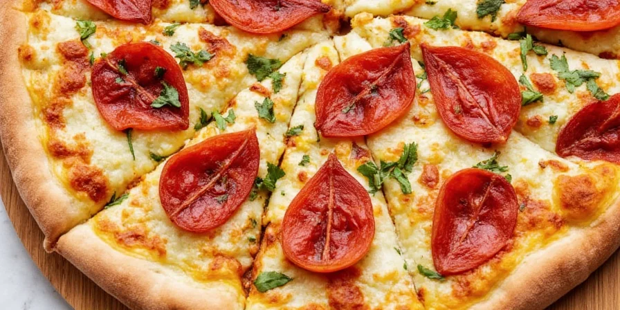 Coriander and Turmeric Pizza