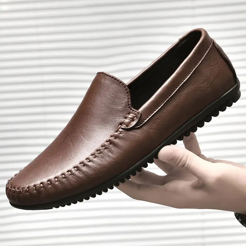 

Men Shoes Casual Dresses Leather Casual Open Shoes Men Casual Shoes Moccasins Genuine Leather Suede