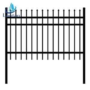 Image of Hot Sale Wrought Iron Designs Ornaments Steel Matting Fence Design