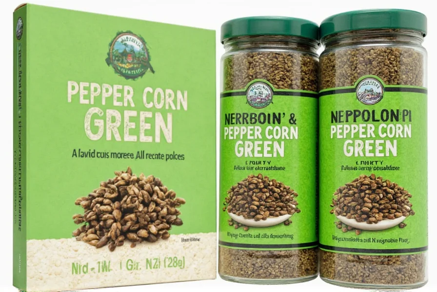peppercorn green in salad