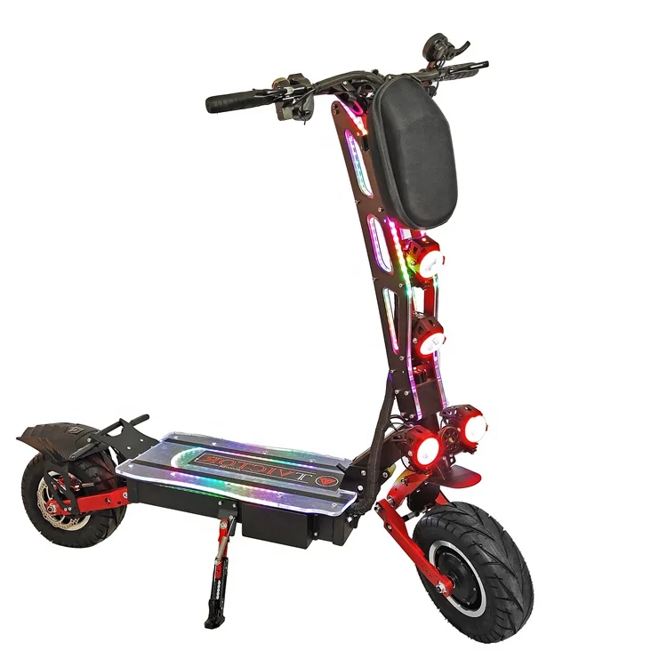 

REALMAX 8000W 13 inch 60V big wheel electric scooters adult with 90km - 110km/h high speed, Red