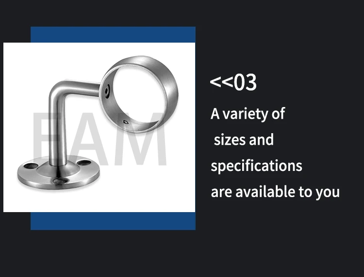 Manufacturers direct stainless steel stair handrail accessories managed series of slices stainless steel hand rail fittings